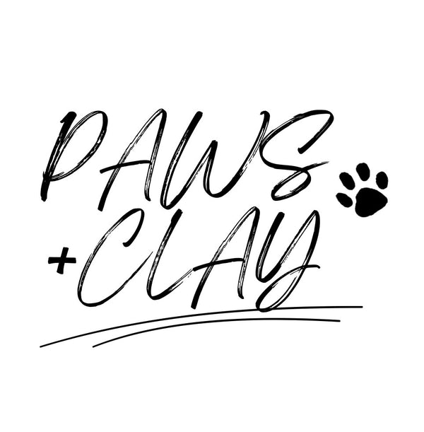 Paws and Clay Logo