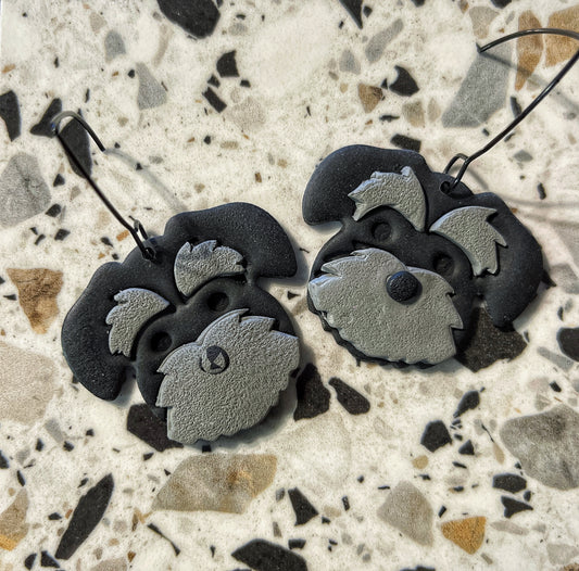 Schnauzer Earrings